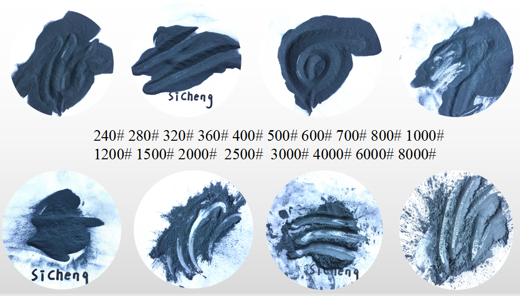 کاربید سیلیکون سیاه 53C 54C سیاه SiC  -1-